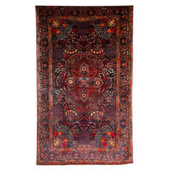 Persian Amoghli Carpet with Organic Wool and Dyes, circa 1890 7