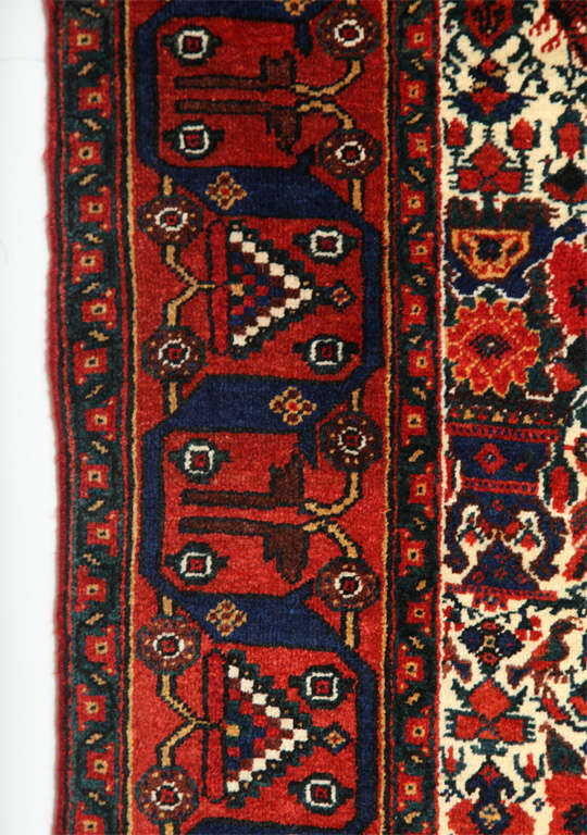Antique 1900s Persian Zelesultan Rug, 5' x 7' For Sale 1