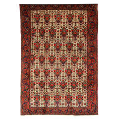 Persian Zele Sultan Carpet with Wool Pile and Natural Dyes, circa 1900 9