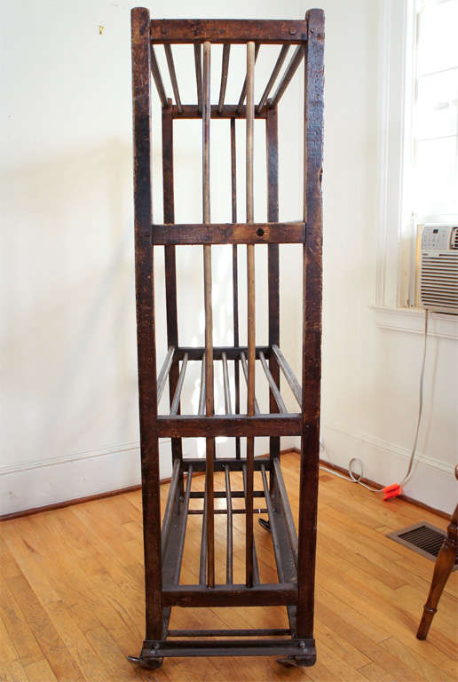 Old American Factory Shoe Rack