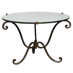Iron Verdigris Table
