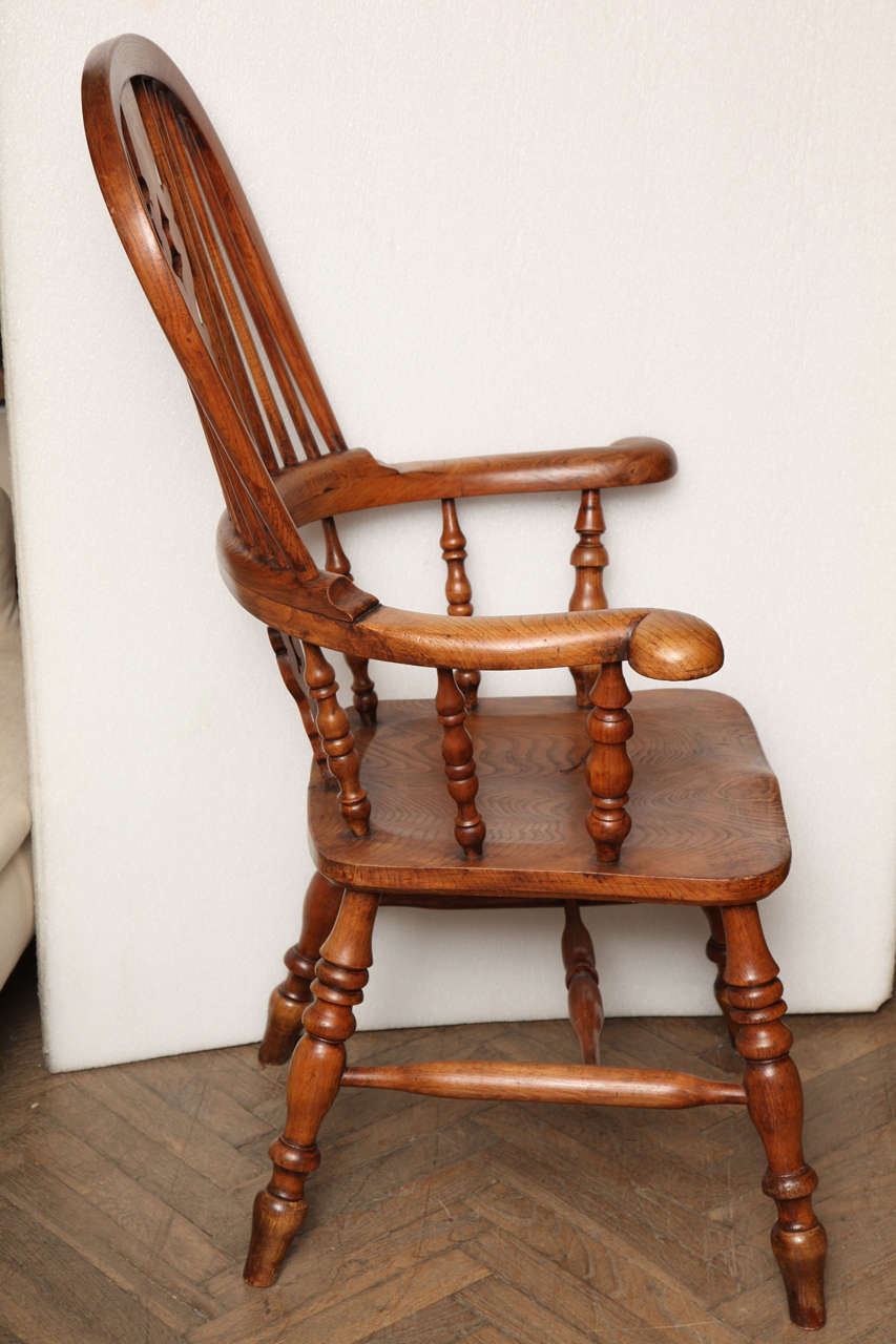 British Pair of 19th Century Windsor Chairs