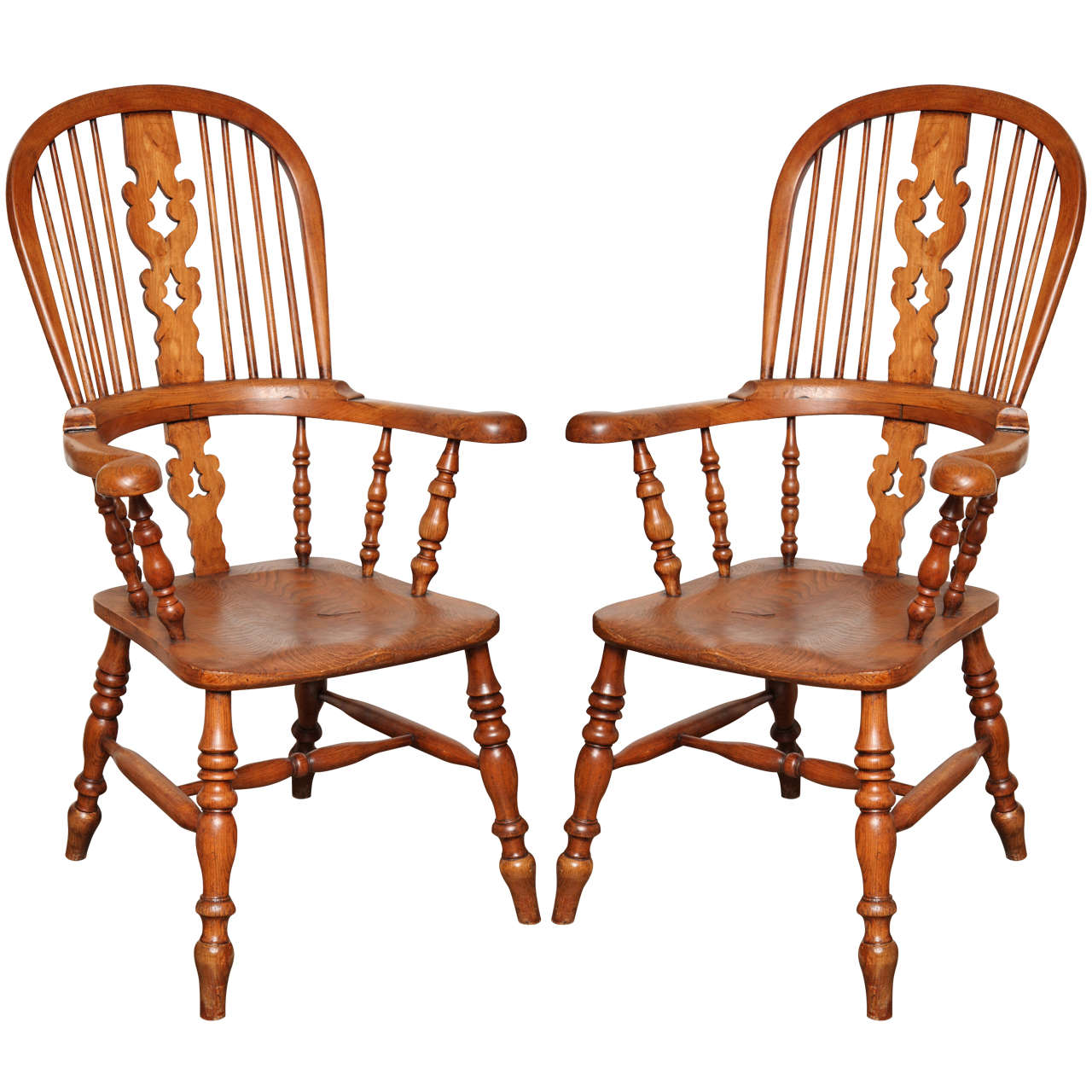 Pair of 19th Century Windsor Chairs