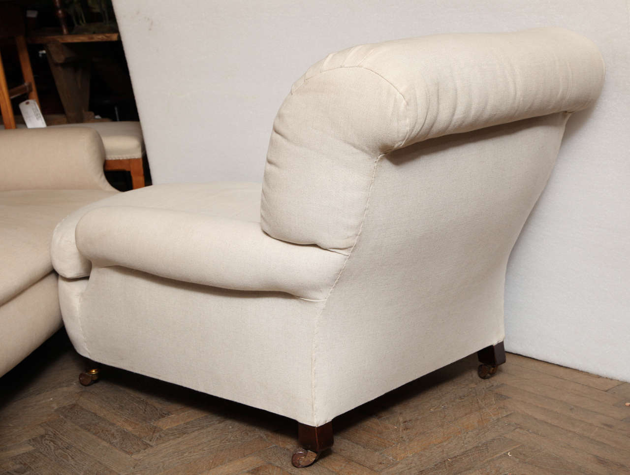 19th Century Upholstered Armchair 2