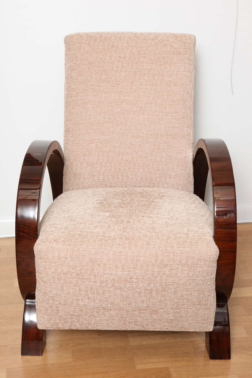 Graceful  Art Deco Arm Chair 1
