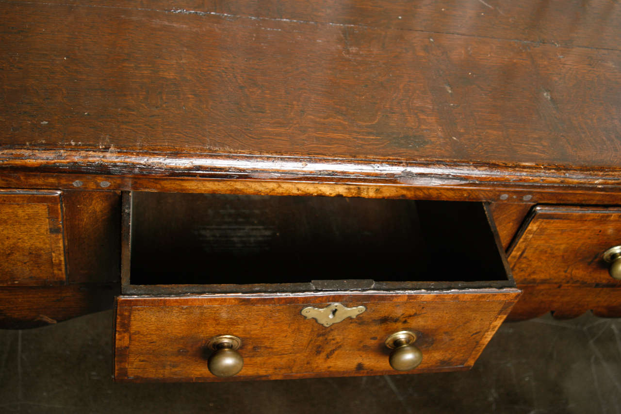 18th Century and Earlier Georgian Oak Dresser late 17th Century