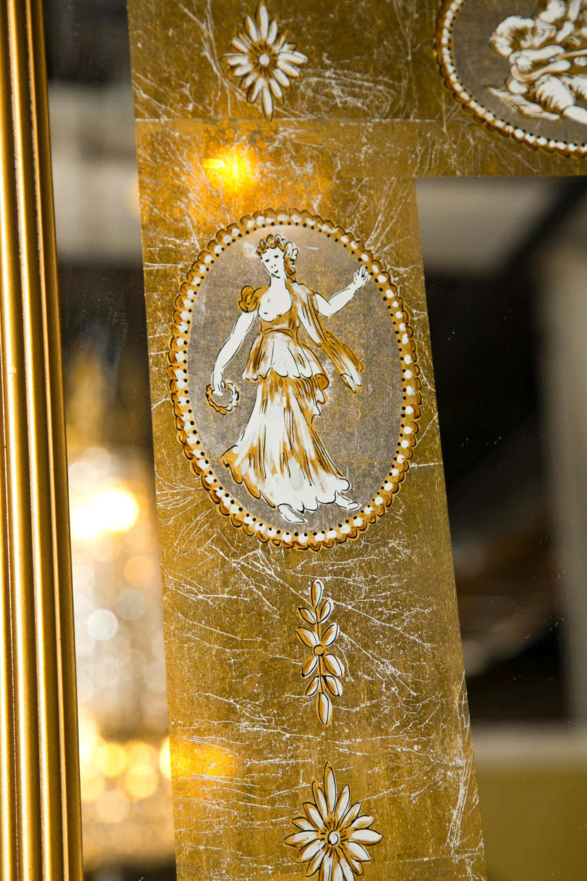 Hollywood Regency Style Gilded Mirror