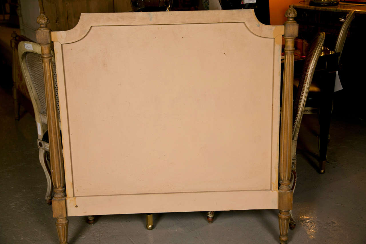 French Louis XVI Style Twin Size Bed Frame by Jansen In Good Condition In Manhasset, NY
