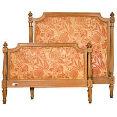 French Louis XVI Style Twin Size Bed Frame by Jansen