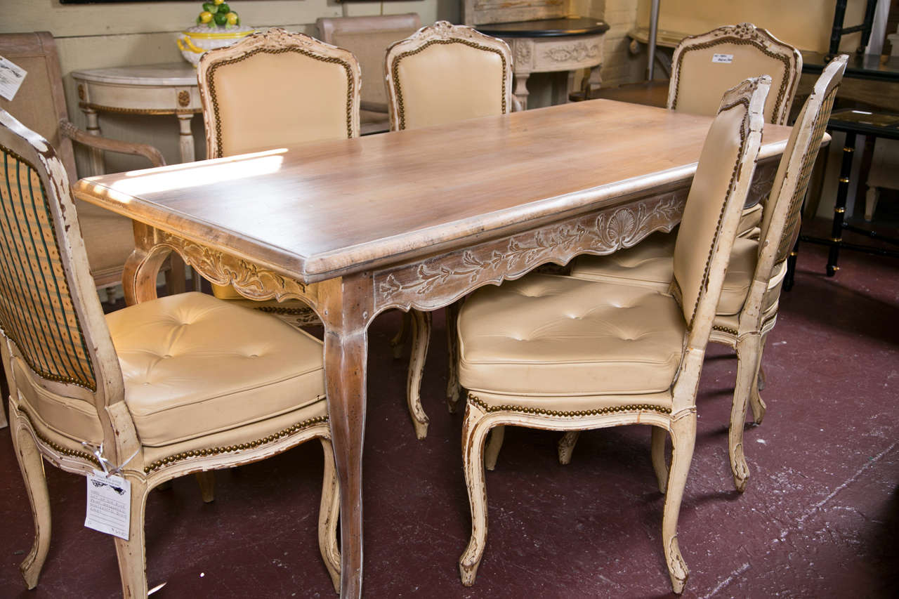 French Provincial Style Dining Table At 1stdibs French Provincial Style Dining Table For 2
