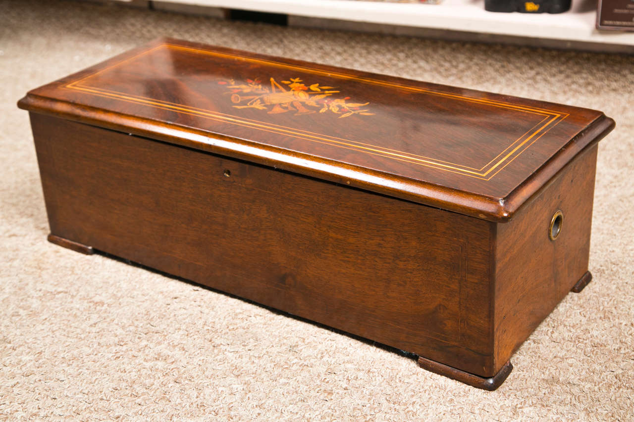 Antique German Inlaid Music Box at 1stDibs antique german music box