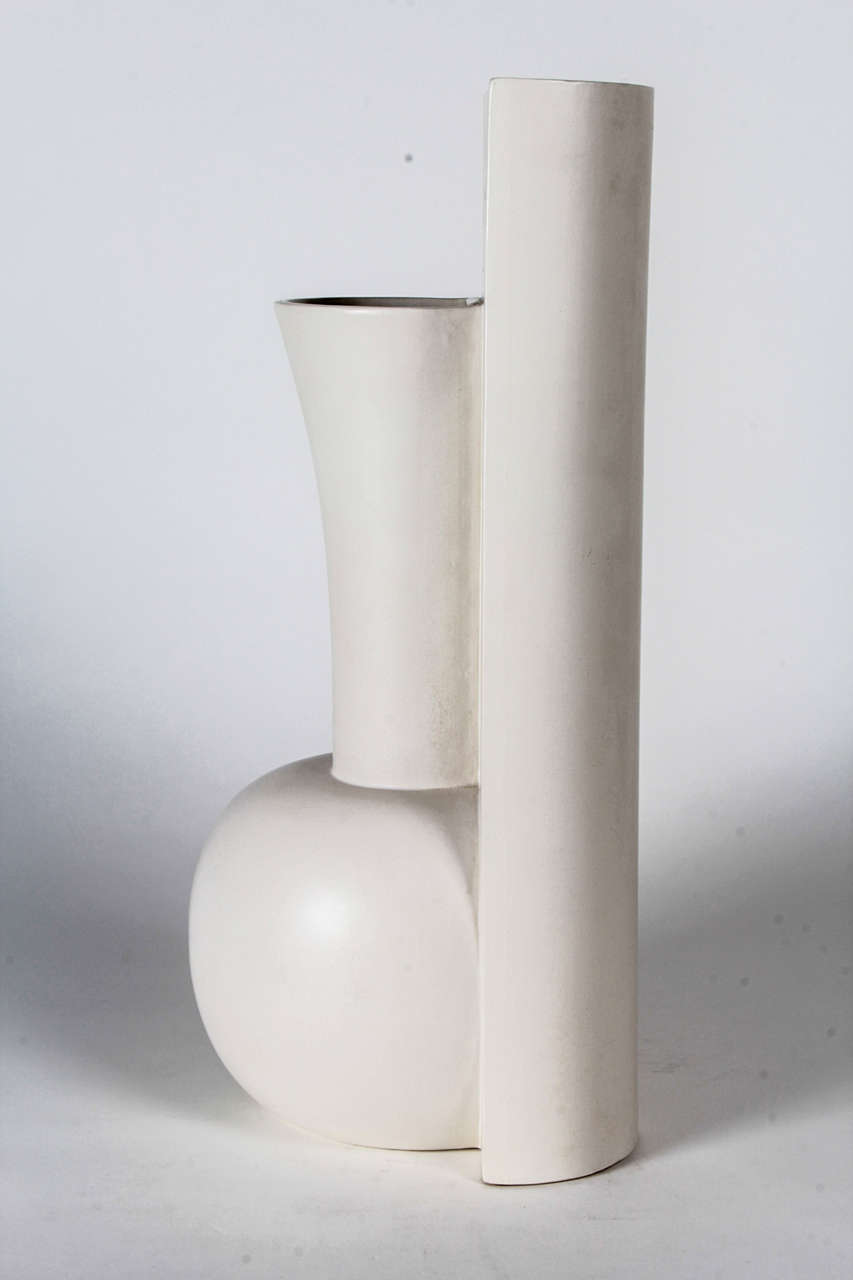Scandinavian Modern Wilhelm Kage Gustavsberg Sweden Important Prototype Surrea vase c.1940 For Sale