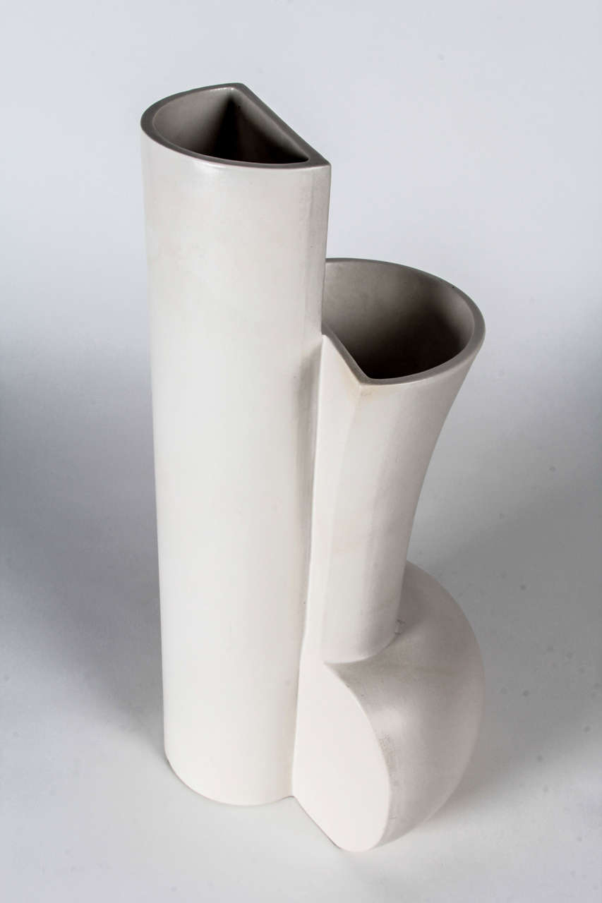 Wilhelm Kage Gustavsberg Sweden Important Prototype Surrea vase c.1940 In Excellent Condition For Sale In New York, NY
