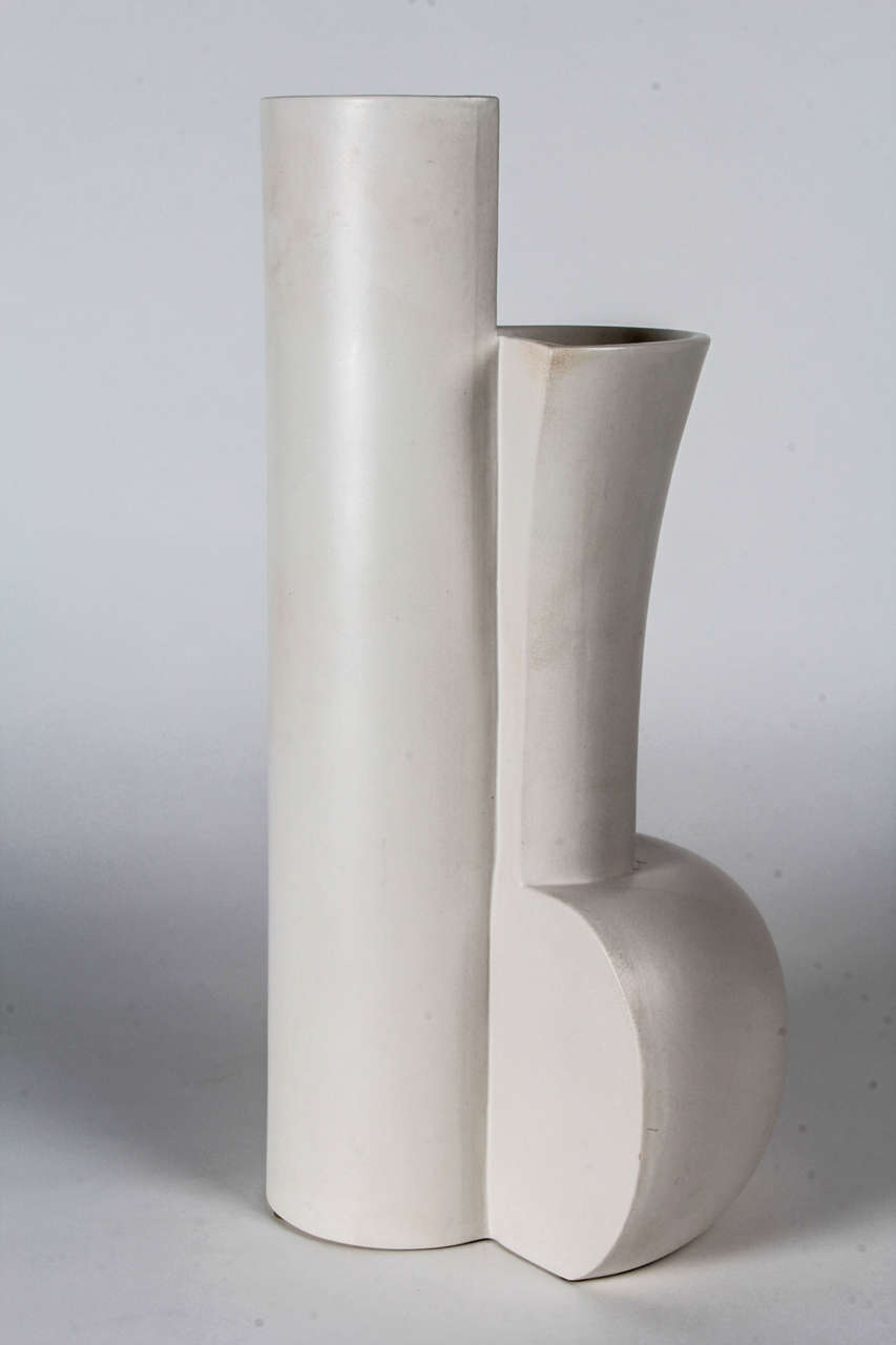 Mid-20th Century Wilhelm Kage Gustavsberg Sweden Important Prototype Surrea vase c.1940 For Sale