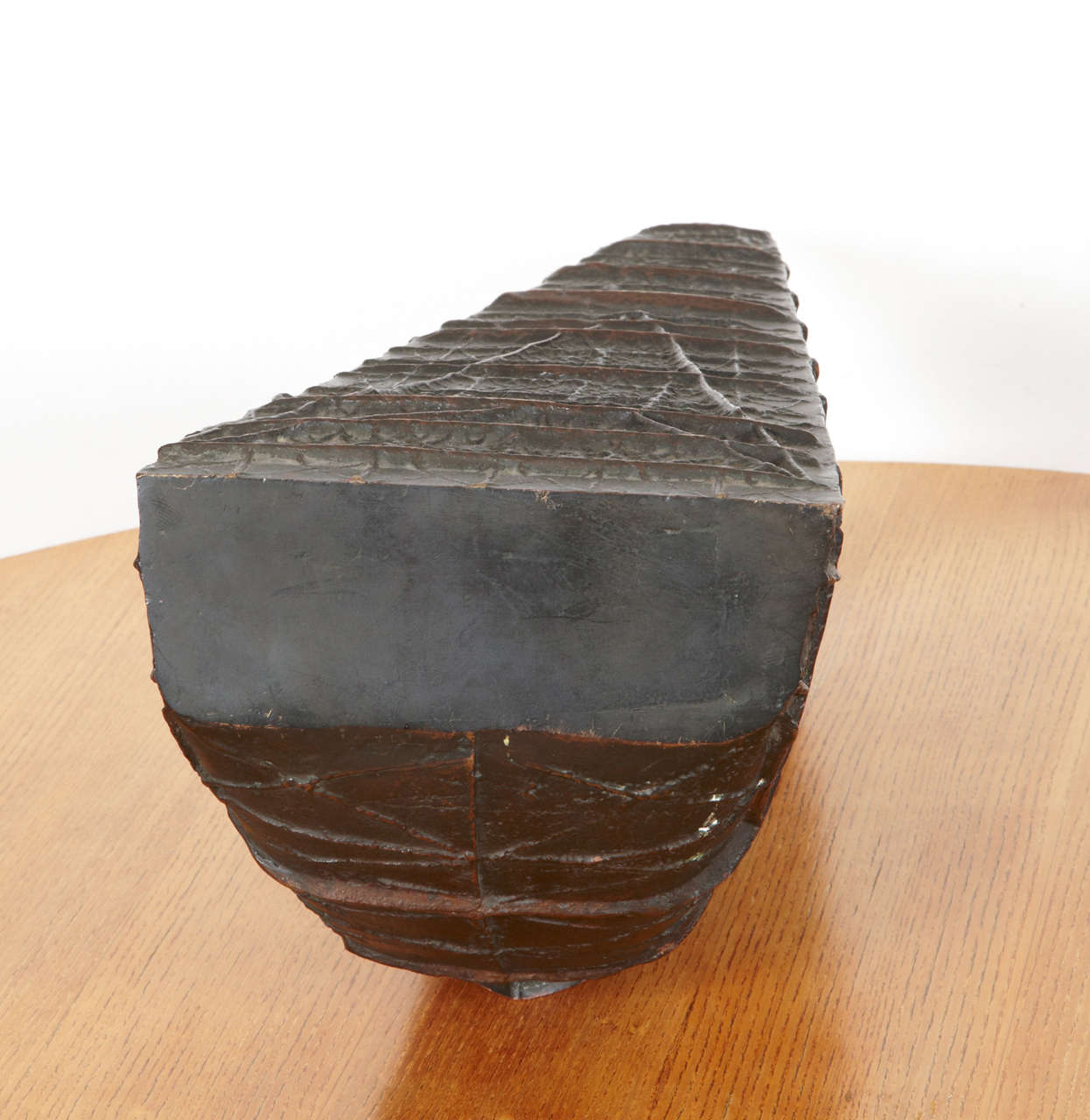 Aesthetic Movement Bronze barge by Henri-Georges Adam, 1956 For Sale