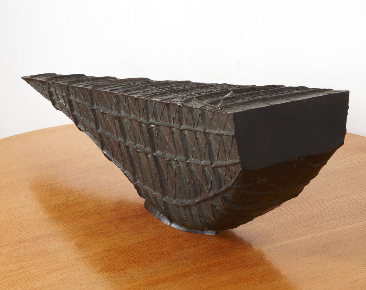 Bronze barge by Henri-Georges Adam, 1956 In Good Condition For Sale In Paris, FR