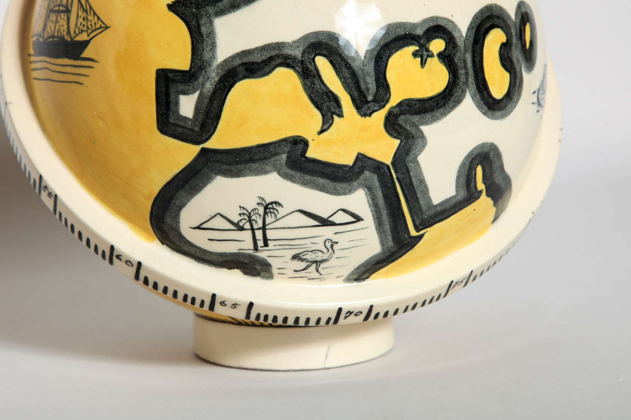 Robert Lallemant Art Deco Le Tour du Monde Ceramic Vase 2