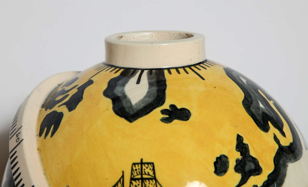 Robert Lallemant Art Deco Le Tour du Monde Ceramic Vase 5