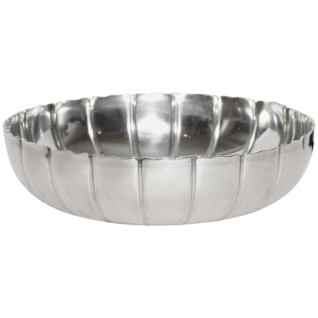 Jean Francois Veyrat French Art Deco Sterling Silver Bowl