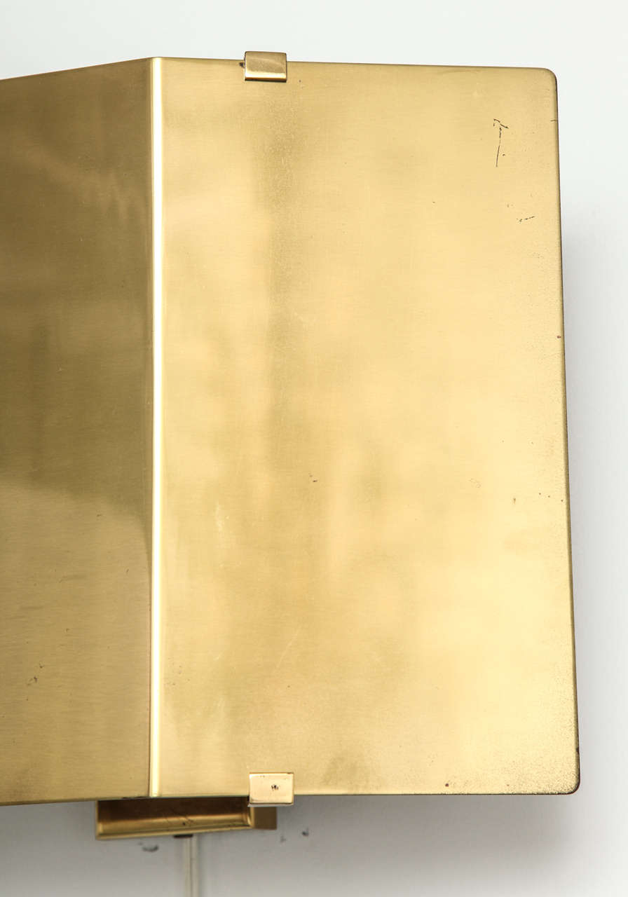 Mid-20th Century Pair Architectural Sconces