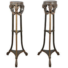 Pair of Adam Style Pedestals circa 1900