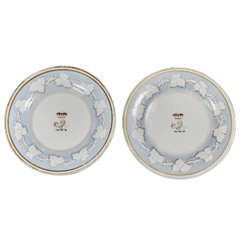 Pair of Flight, Barr & Barr Plates - Worcester Porcelain 10