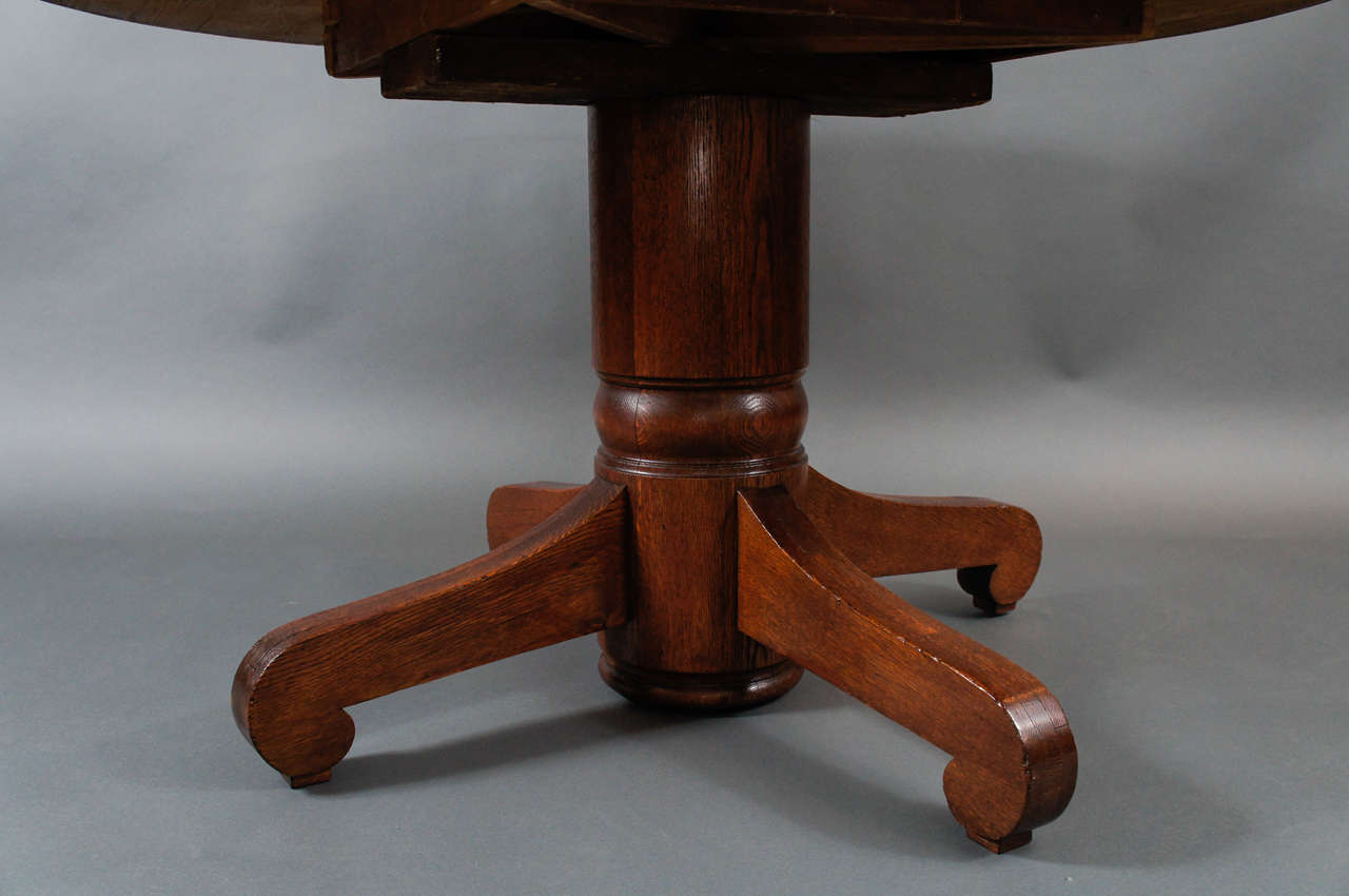 20th Century American Ash and Oak, Centre Hall Table
