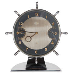 Mid-Century Marine Desk Clock