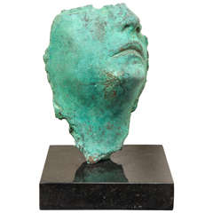Framento Testa Verde Sculpture by Gerald Siciliano