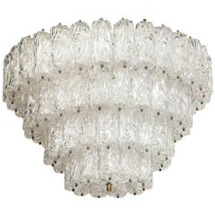 Venini Chandelier Designed by Tony Zuccheri