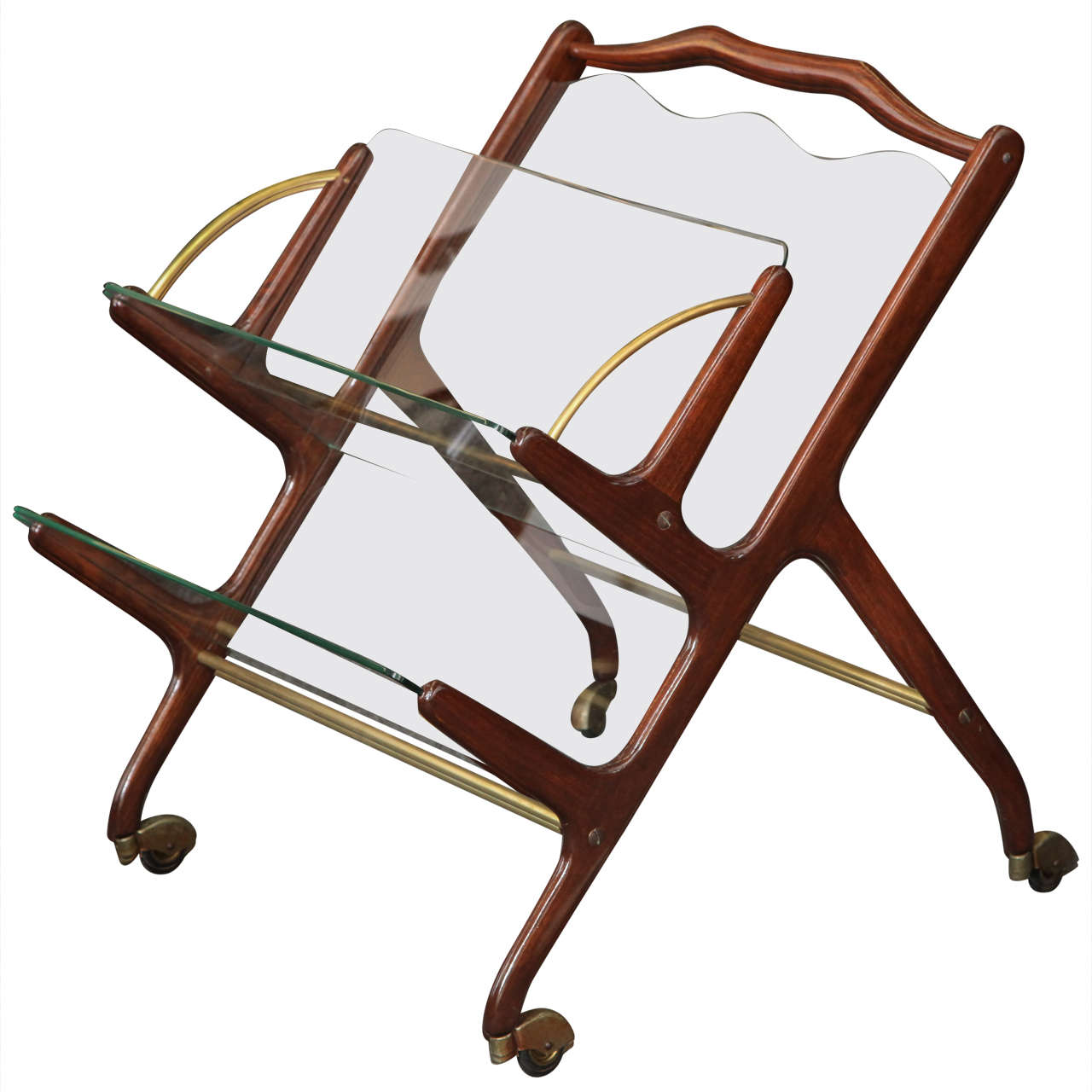 Magazine Cart by Cesare Lacca For Sale