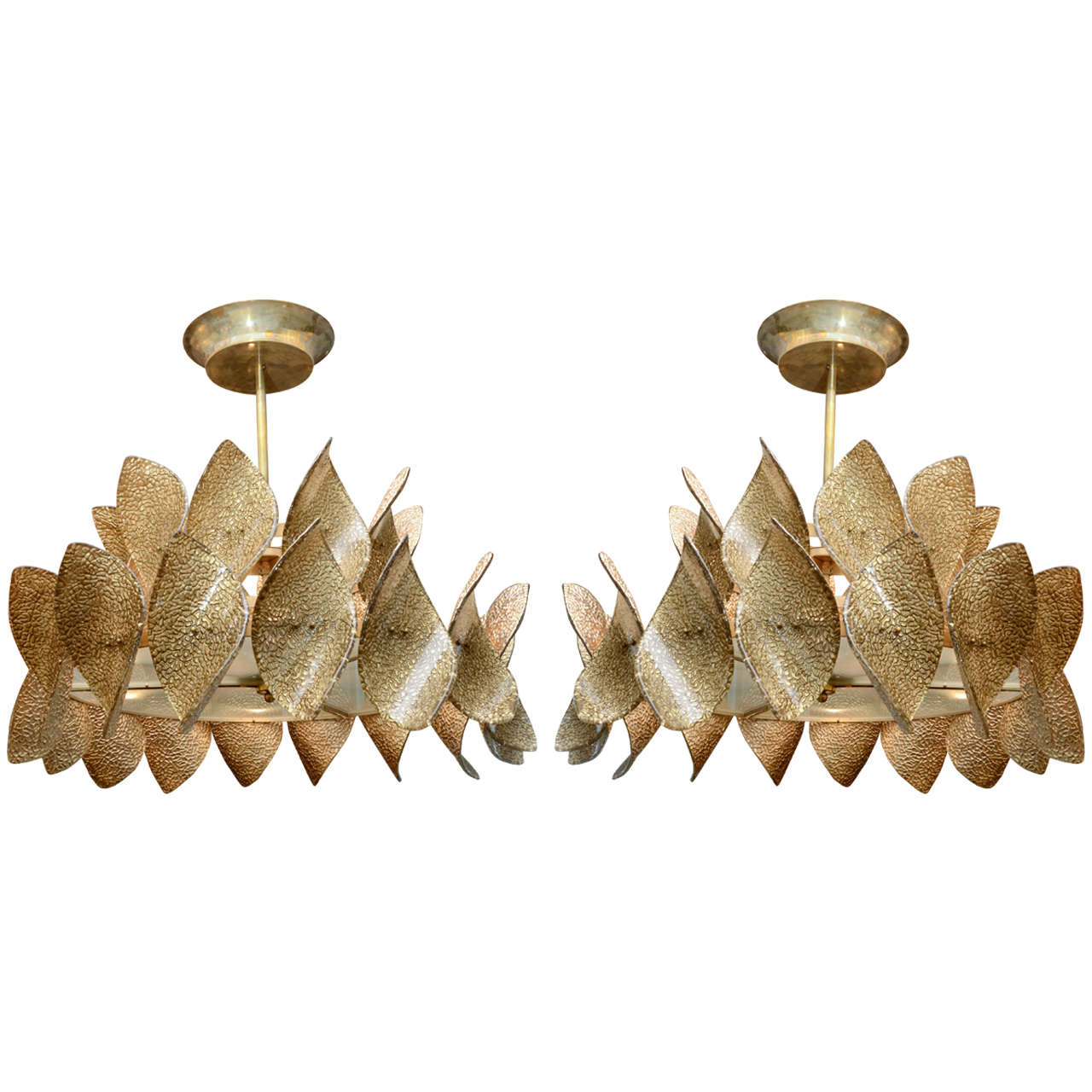1960s Pair of Chandeliers For Sale