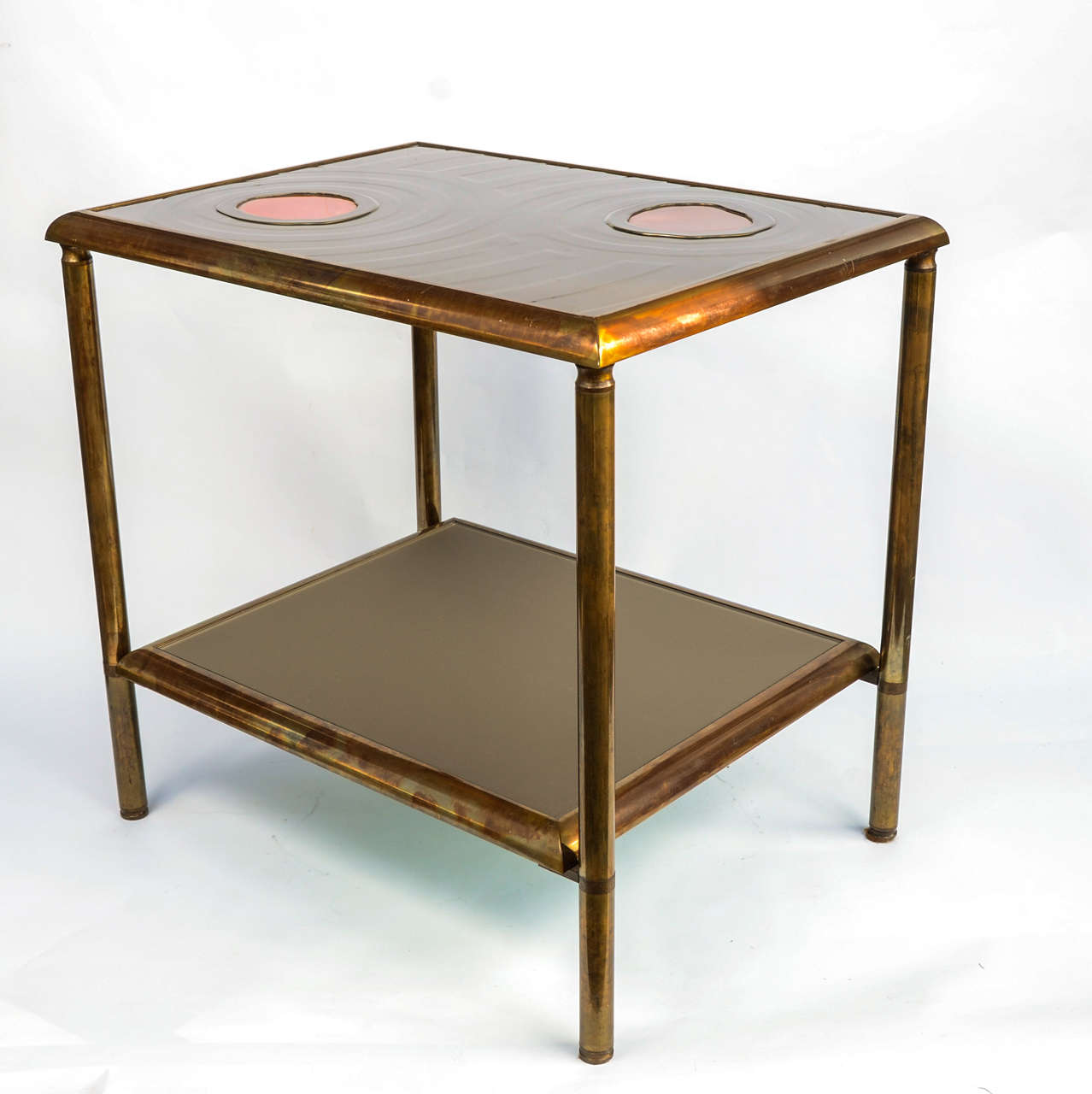 2014s Enzo Missoni  End Tables Bronze and Agates