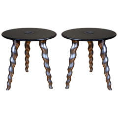 1980s Philippe Starck Pair of End Tables
