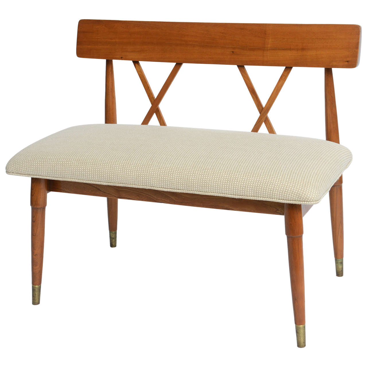 Paul McCobb Style Loveseat Bench