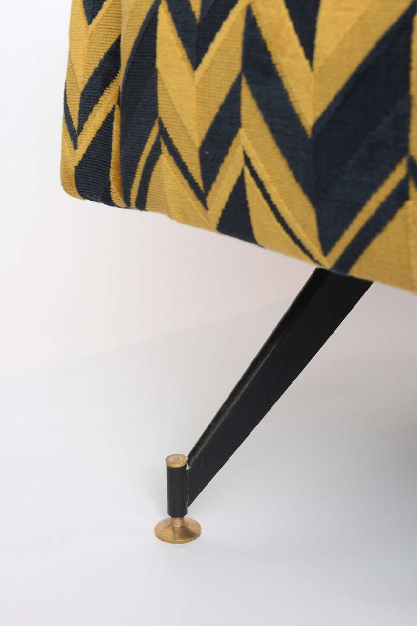 Mid-20th Century Original Pair of Chic Lounge Chairs by Osvaldo Borsani