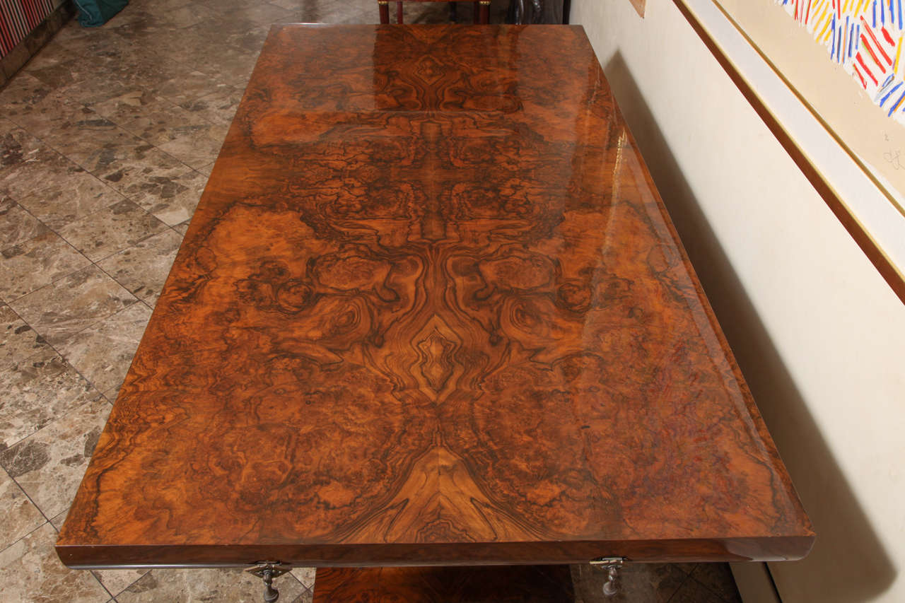 burl dining room table