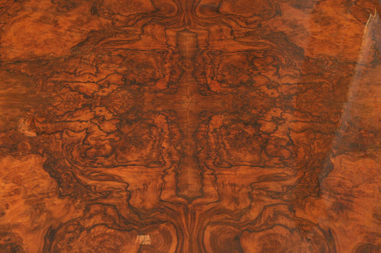 burled walnut dining table