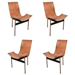 Set of Four 1960s Laverne T-Chairs by Katavolos, Little and Kelly 4