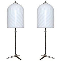 Pair of Italian Tripod Lamps