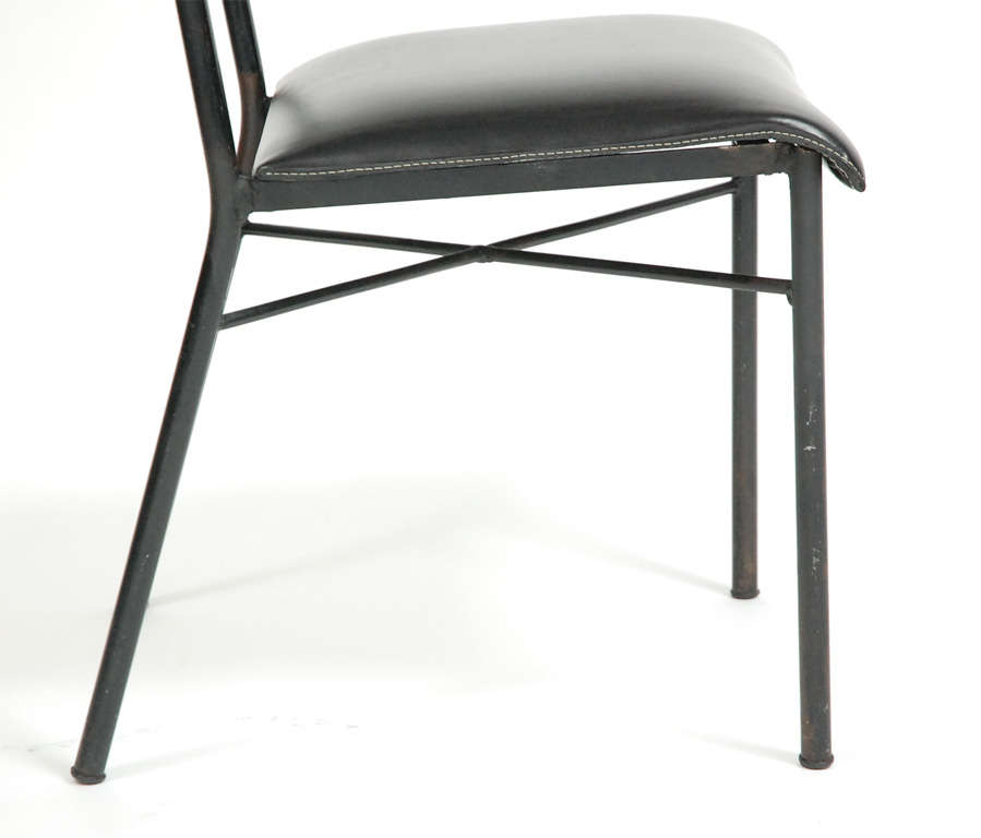 Jacques Adnet Side Chair 2