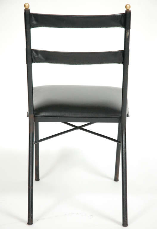 Jacques Adnet Side Chair 3
