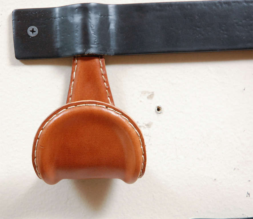 Atelier Leather Coat Hooks at 1stdibs