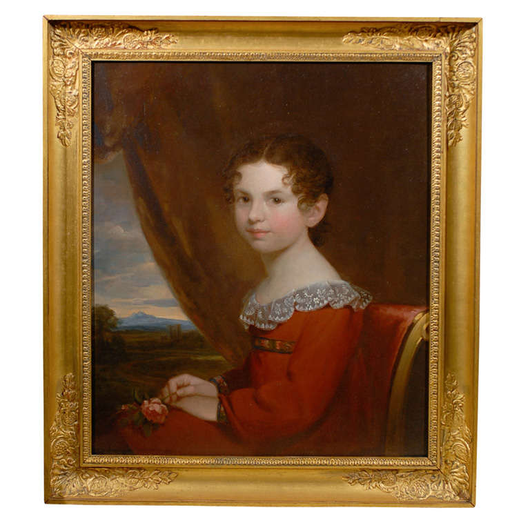 Portrait Of Girl By J.coles (1776-1854)
