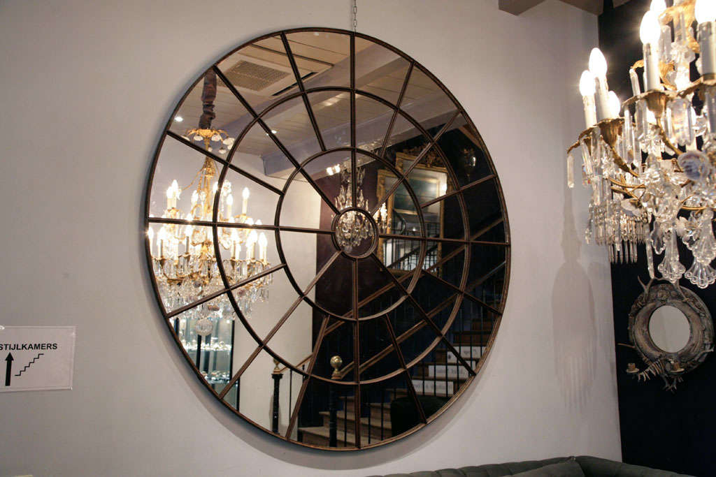 Cast Iron Window With Mirror Inlays