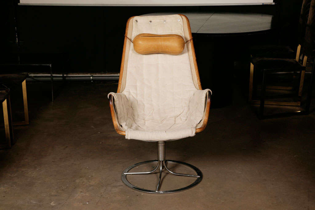 Steel Jetson chair by Bruno Mathsson with armrests
