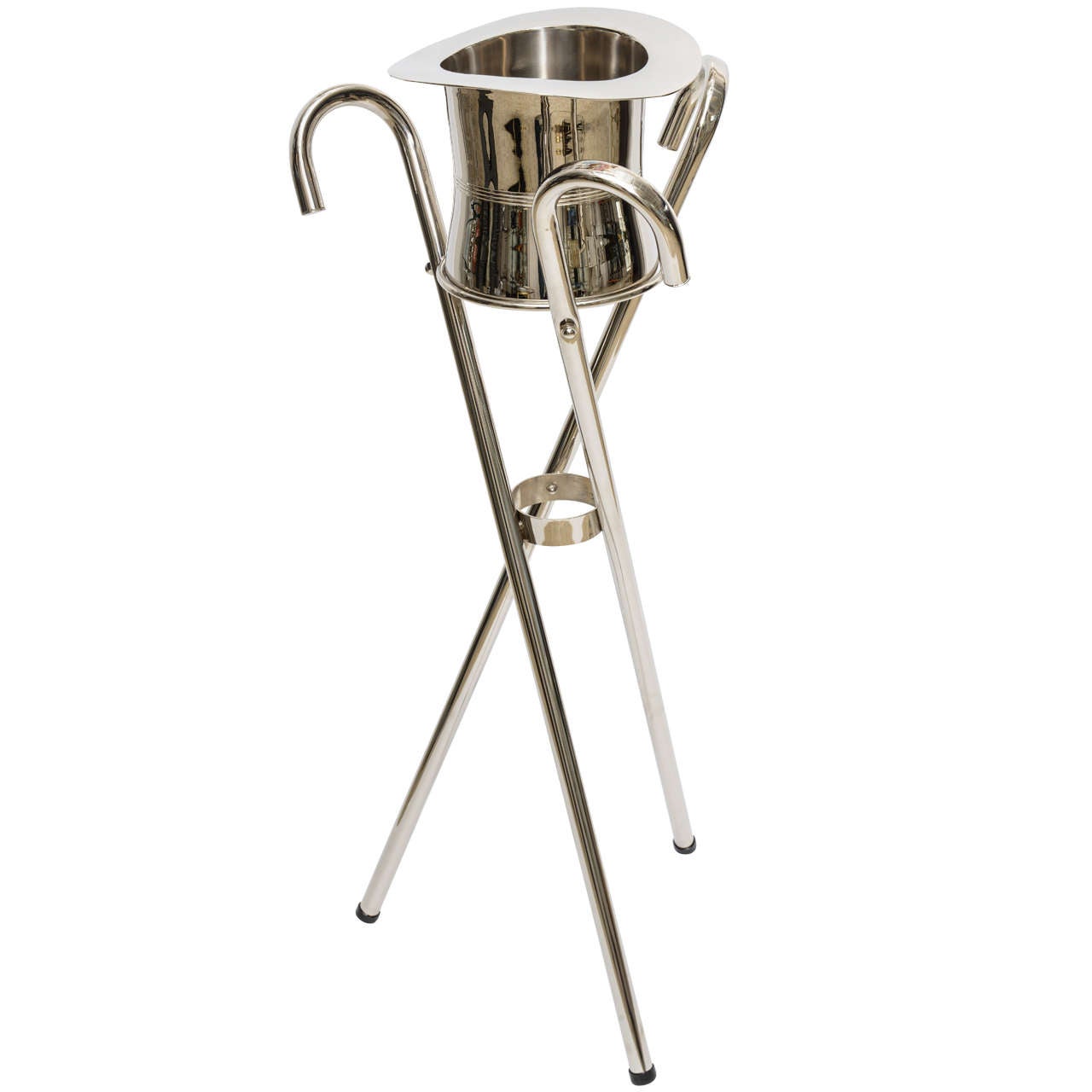 Top Hat Ice Bucket and Stand at 1stDibs sterling silver top hat ice bucket, ice bucket with