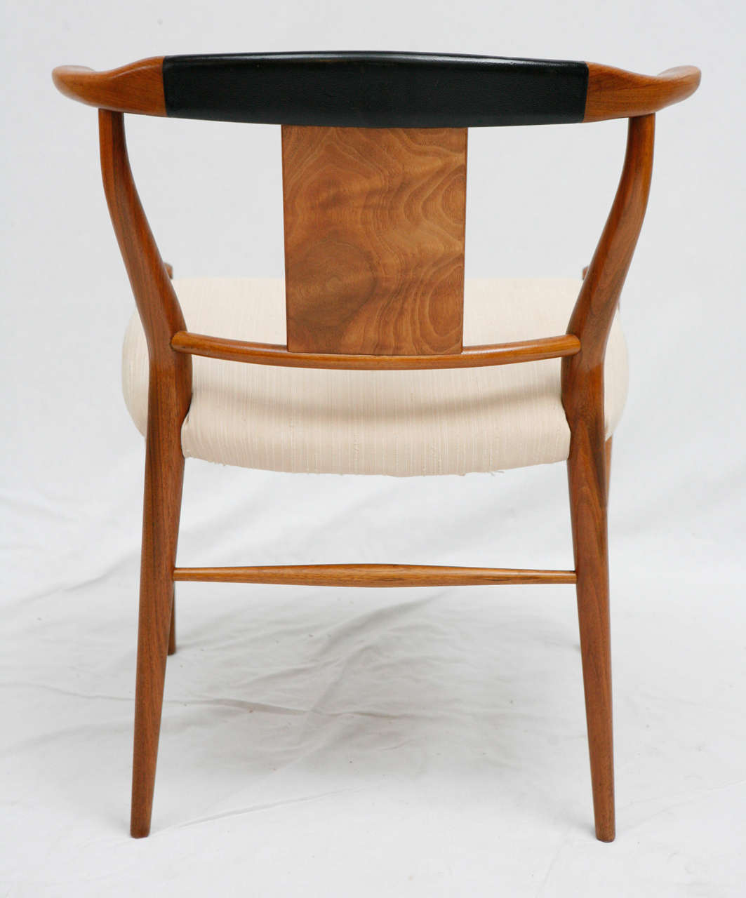 4 Walnut Cow Horn Chairs 2