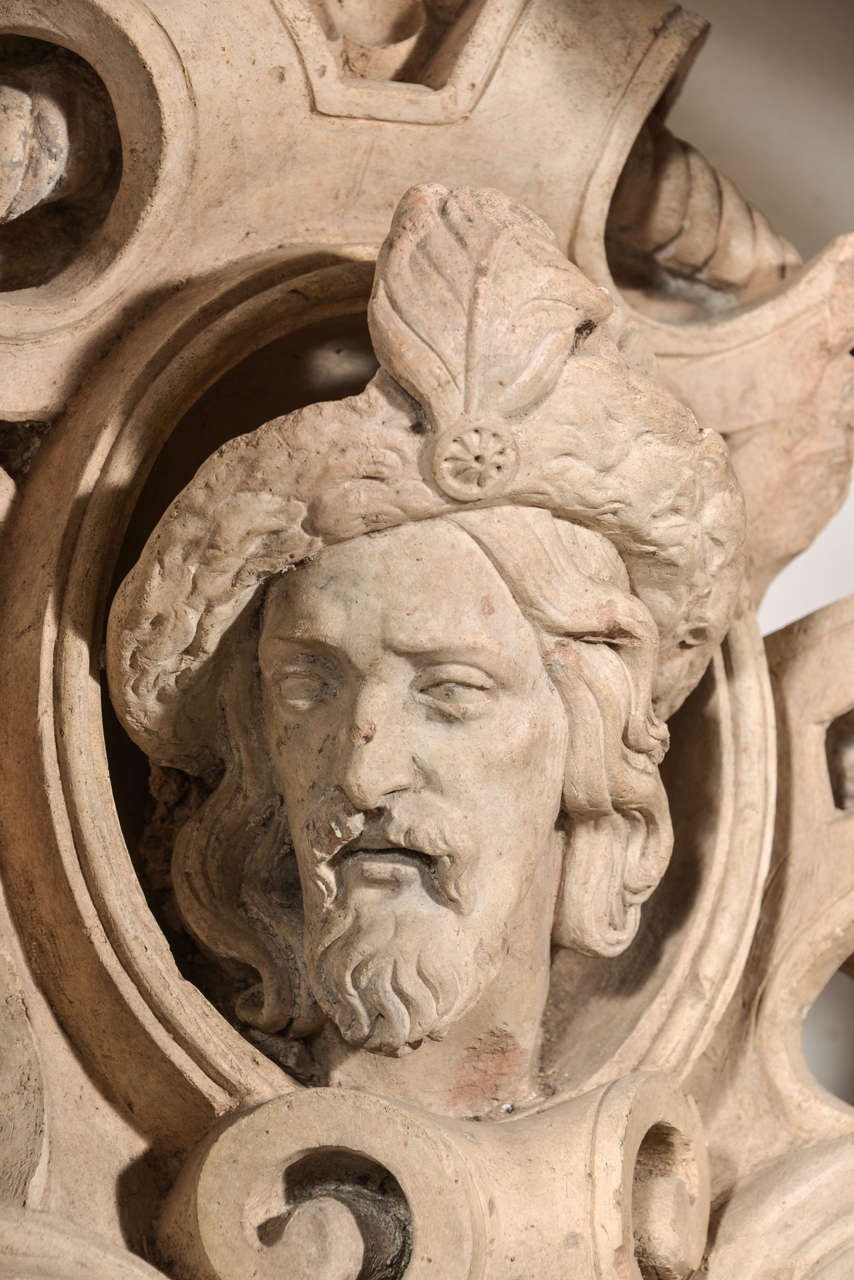 Magnificent Pair of Antique French Terra Cotta Architecturals 2