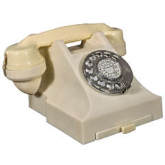 Vintage Mint original streamline bakelite telephone